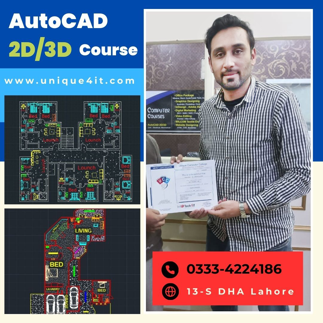 autocad training course in dha lahore pakistan